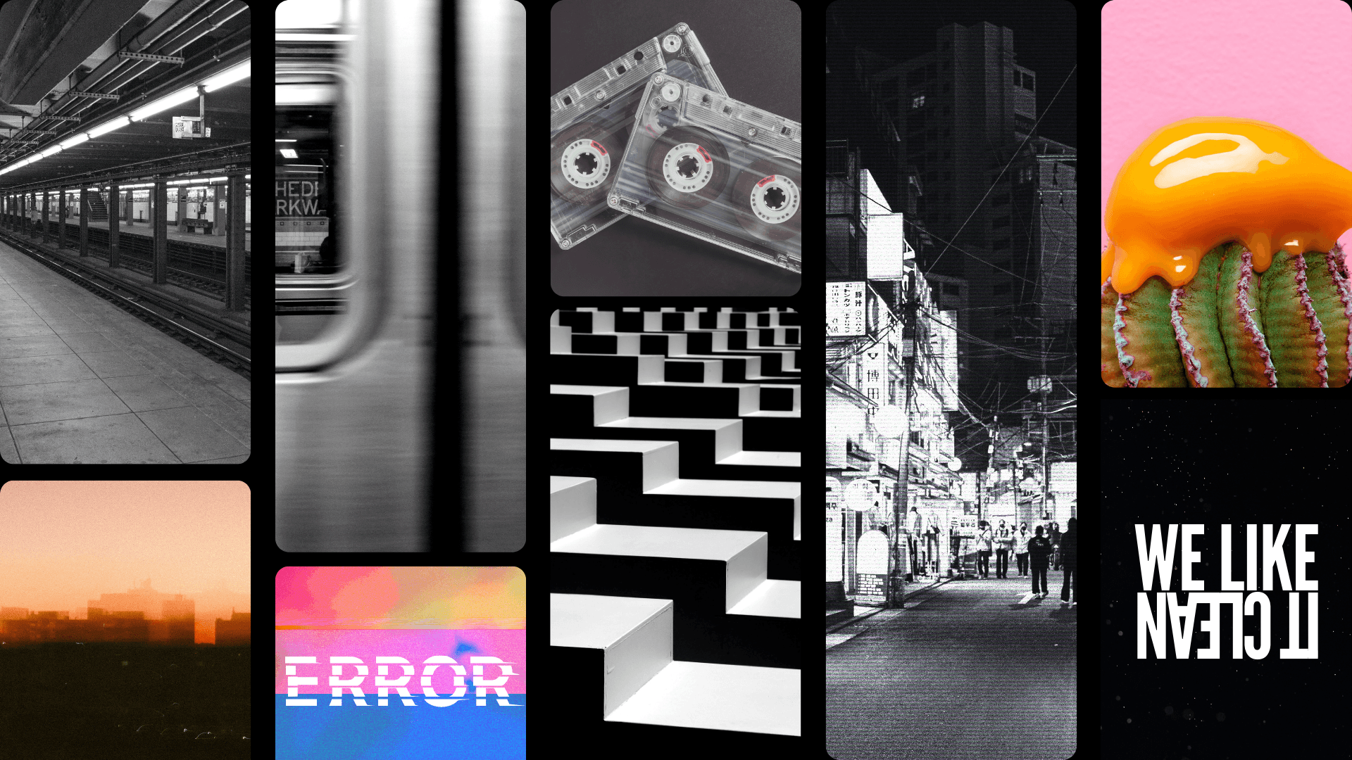 Abstract typography